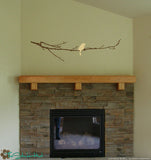 Bare Branch with Bird Decal Sticker - #1082