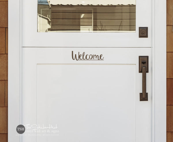 Welcome Decal Sticker - #1909