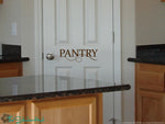 Pantry Door Decal Sticker - #1013