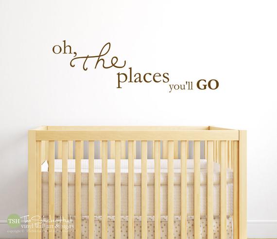 Oh The Places You'll Go Decal Sticker - #1809