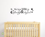 We Love You to Infinity & Beyond Decal Sticker - #1890