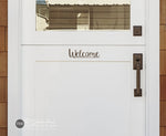 Welcome Decal Sticker - #1909